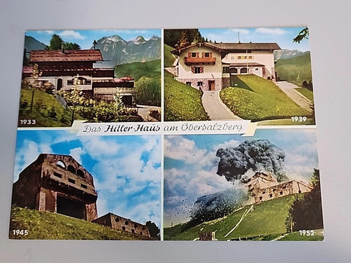 German postcard adolf hitler - postcard,